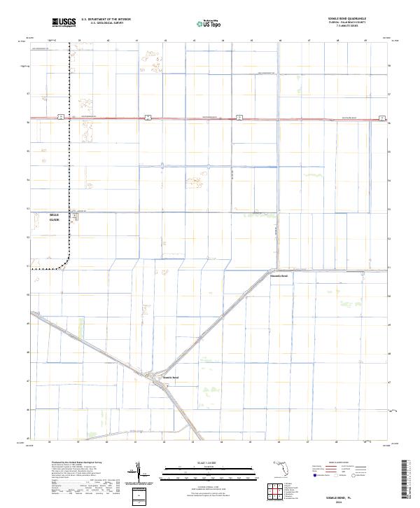 Sixmile Bend, FL — USGS 7.5-minute topo (2024)