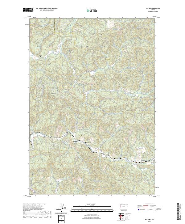 Nortons, OR — USGS 7.5-minute topo (2023)