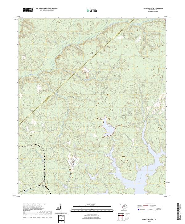 New Ellenton SE, SC — USGS 7.5-minute topo (2024)