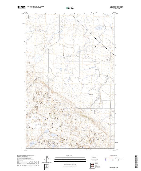 Vanville NE, ND — USGS 7.5-minute topo (2024)