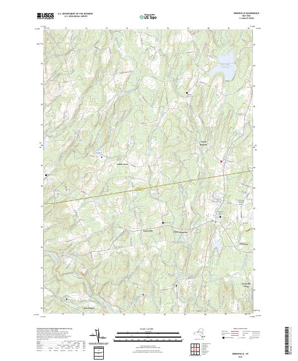 Greenville, NY — USGS 7.5-minute topo (2023)
