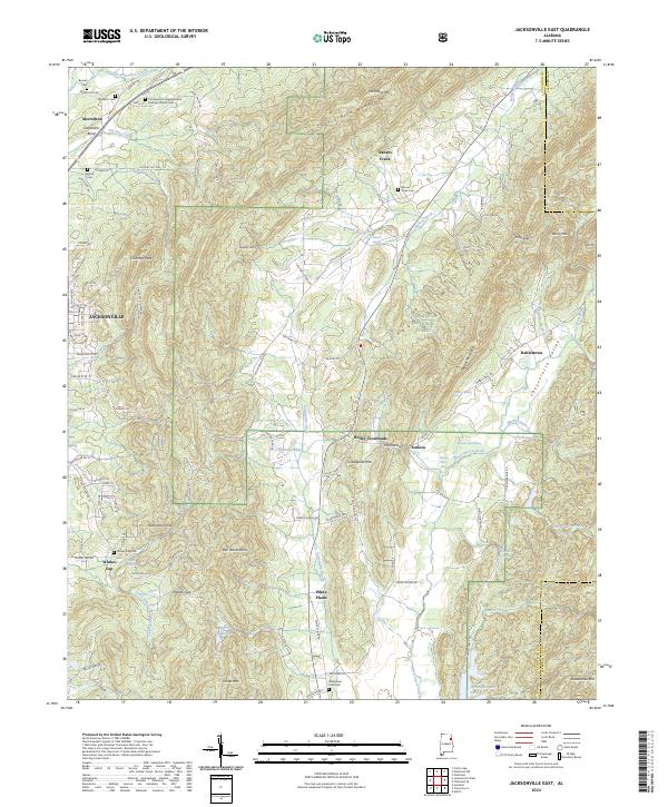 Jacksonville East, AL — USGS 7.5-minute topo (2024)