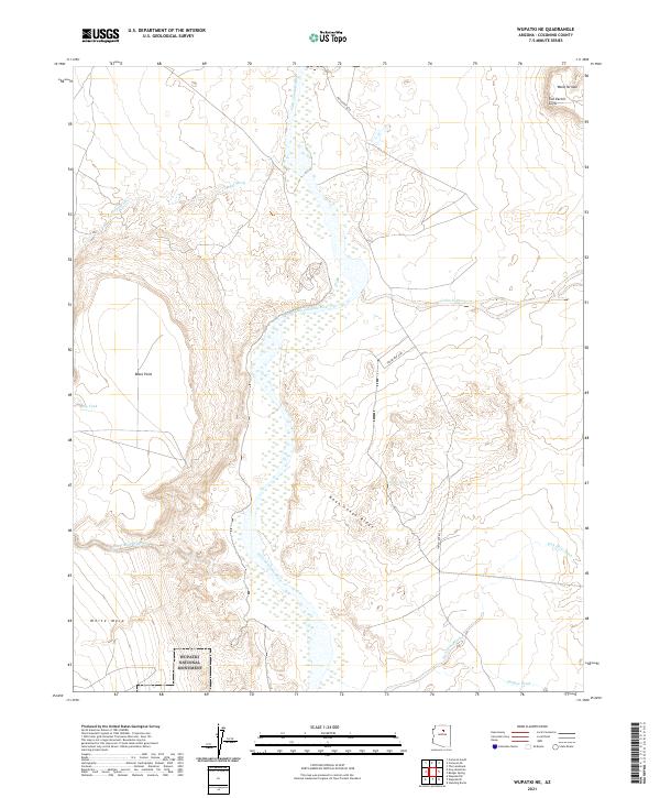 Wupatki NE, AZ — USGS 7.5-minute topo (2021)