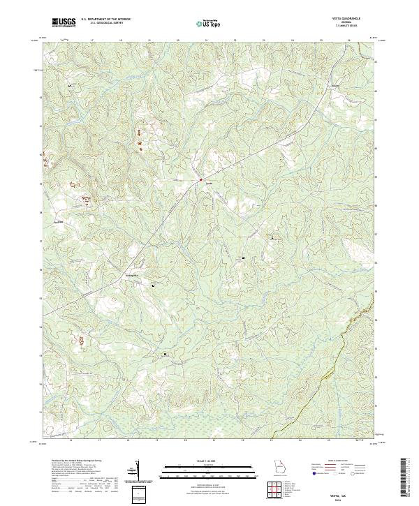 Vesta, GA — USGS 7.5-minute topo (2024)