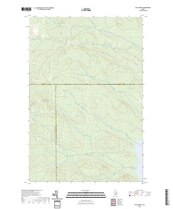 Fool Brook, ME — USGS 7.5-minute topo (2024)