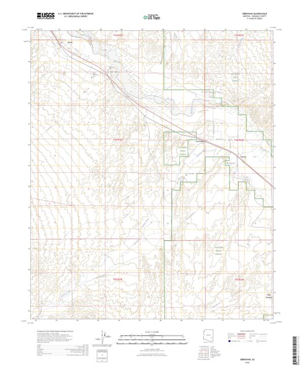 Geronimo, AZ — USGS 7.5-minute topo (2026)