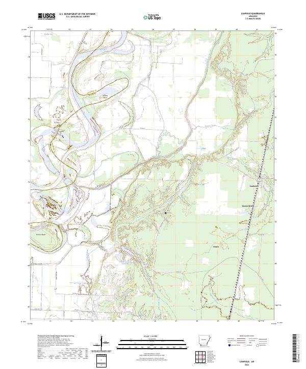 Canfield, AR — USGS 7.5-minute topo (2024)