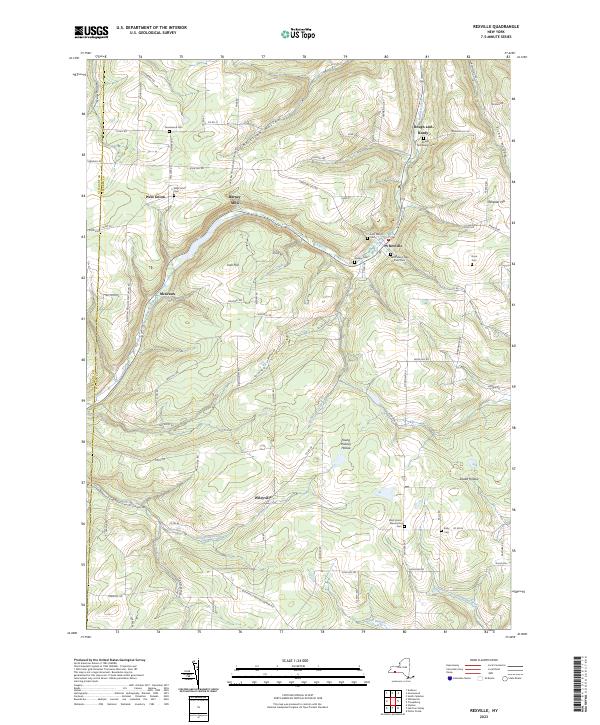 Rexville, NY — USGS 7.5-minute topo (2023)