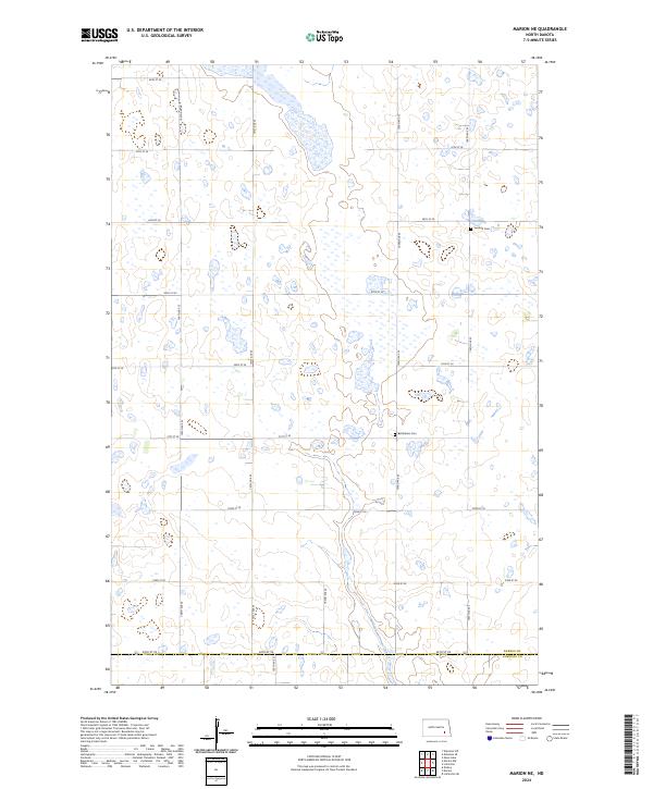 Marion NE, ND — USGS 7.5-minute topo (2024)