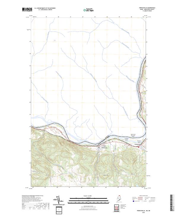 Frenchville, ME-NB — USGS 7.5-minute topo (2024)
