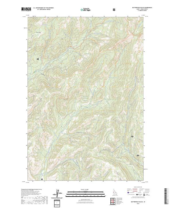 Butterfield Gulch, ID — USGS 7.5-minute topo (2024)