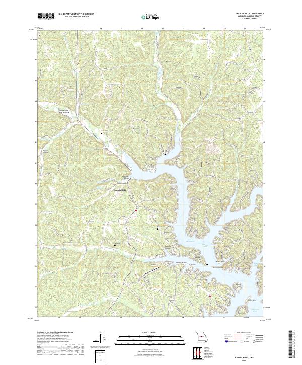 Gravois Mills, MO — USGS 7.5-minute topo (2021)