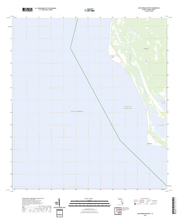 Lake Ingraham West, FL — USGS 7.5-minute topo (2025)