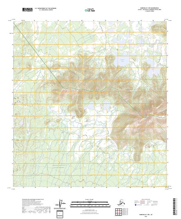 Nabesna B-1 NW, AK — USGS 7.5-minute topo (2023)
