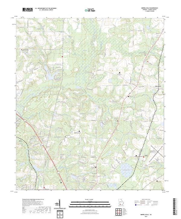 Merrillville, GA — USGS 7.5-minute topo (2024)