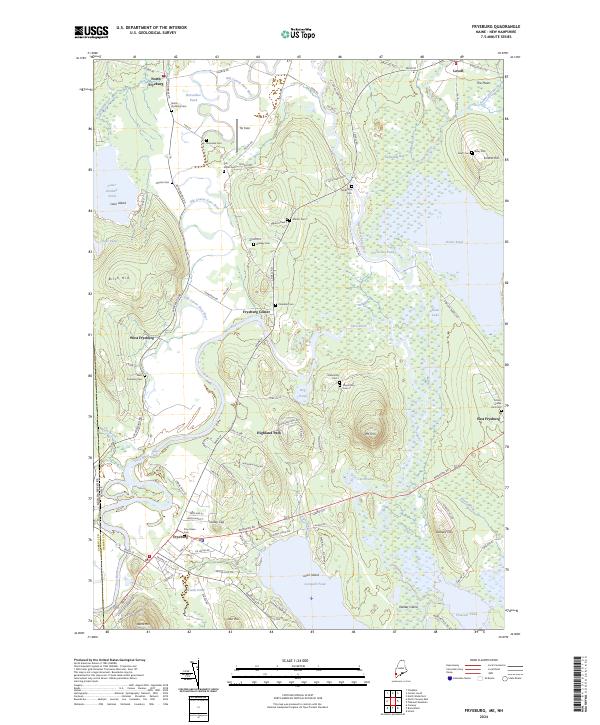 Fryeburg, ME-NH — USGS 7.5-minute topo (2024)
