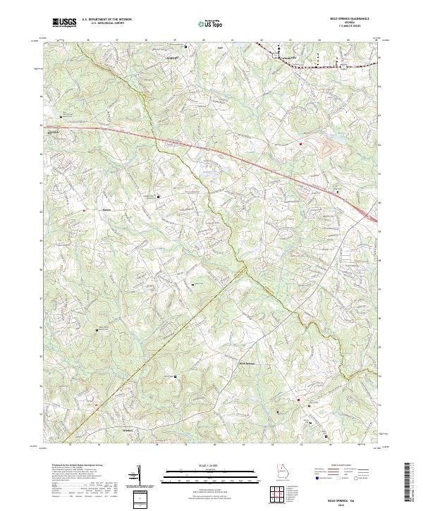 Bold Springs, GA — USGS 7.5-minute topo (2024)