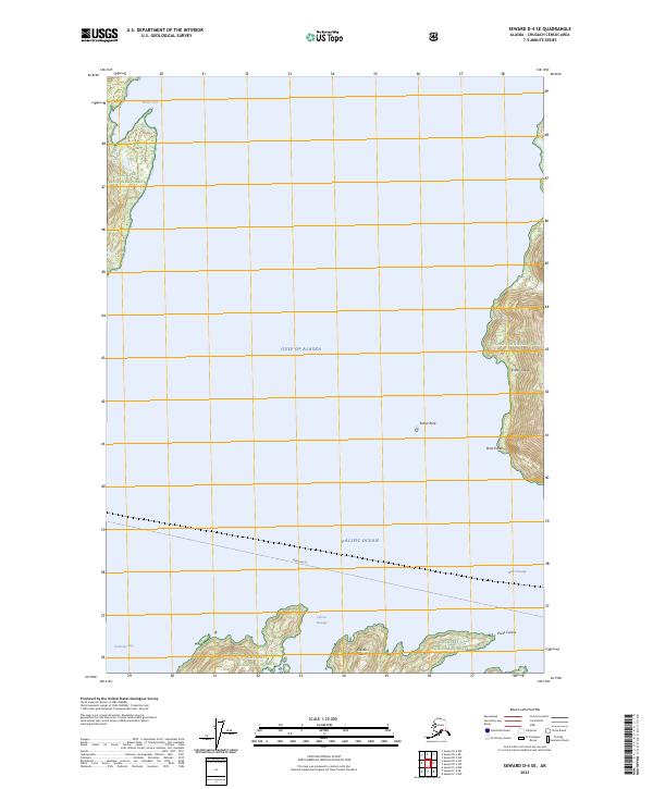 Seward D-4 SE, AK — USGS 7.5-minute topo (2023)