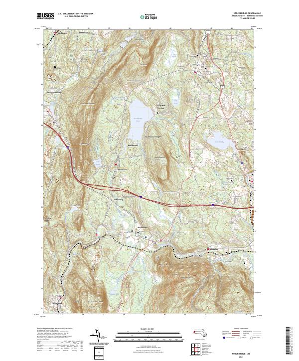 Stockbridge, MA — USGS 7.5-minute topo (2024)