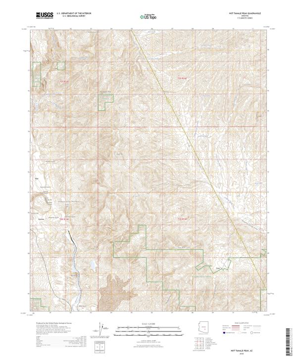 Hot Tamale Peak, AZ — USGS 7.5-minute topo (2026)