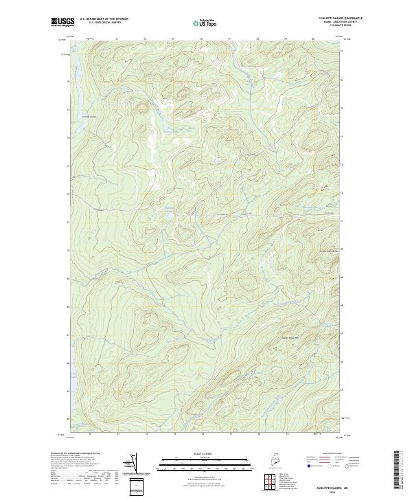 Cunliffe Islands, ME — USGS 7.5-minute topo (2024)