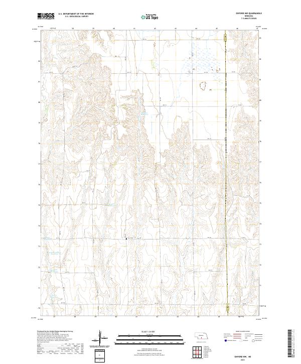 Oxford NW, NE — USGS 7.5-minute topo (2021)