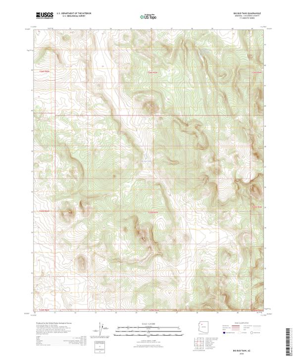 Big Bud Tank, AZ — USGS 7.5-minute topo (2026)