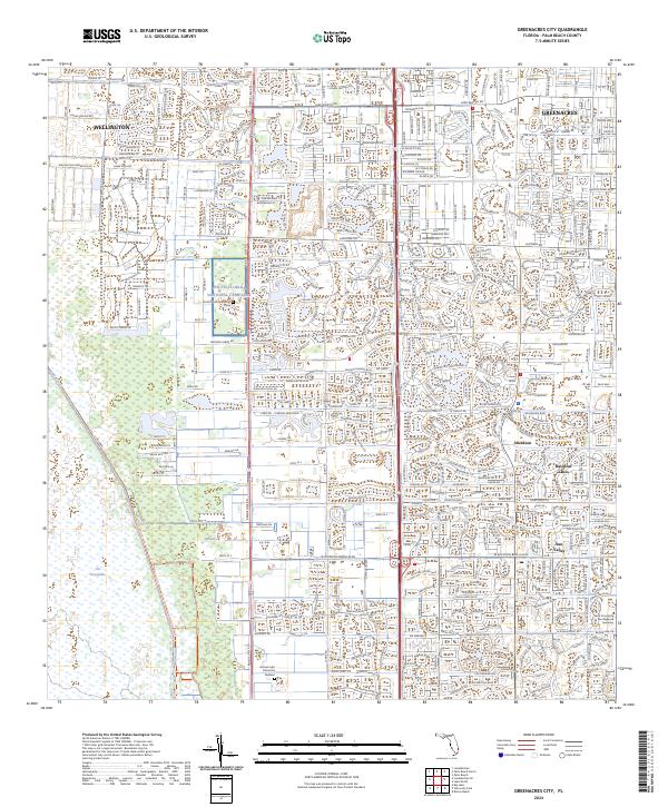 Greenacres City, FL — USGS 7.5-minute topo (2024)