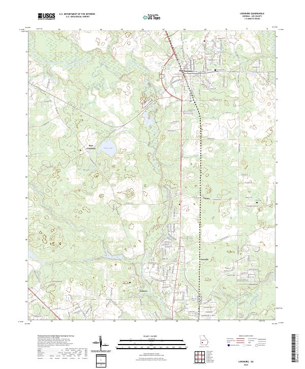Leesburg, GA — USGS 7.5-minute topo (2024)