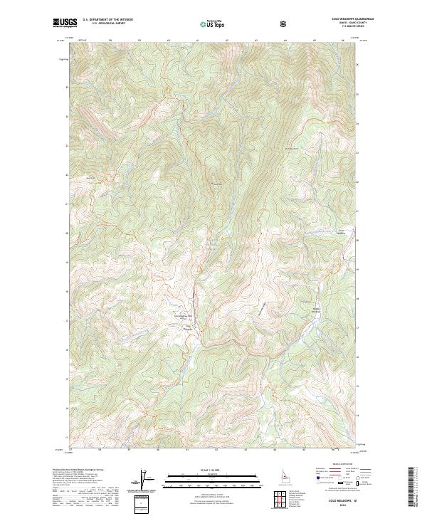 Cold Meadows, ID — USGS 7.5-minute topo (2024)