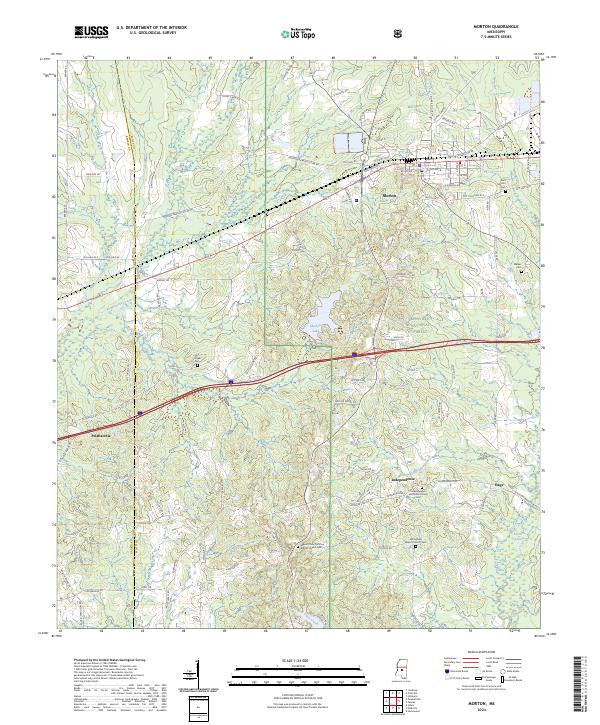 Morton, MS — USGS 7.5-minute topo (2024)