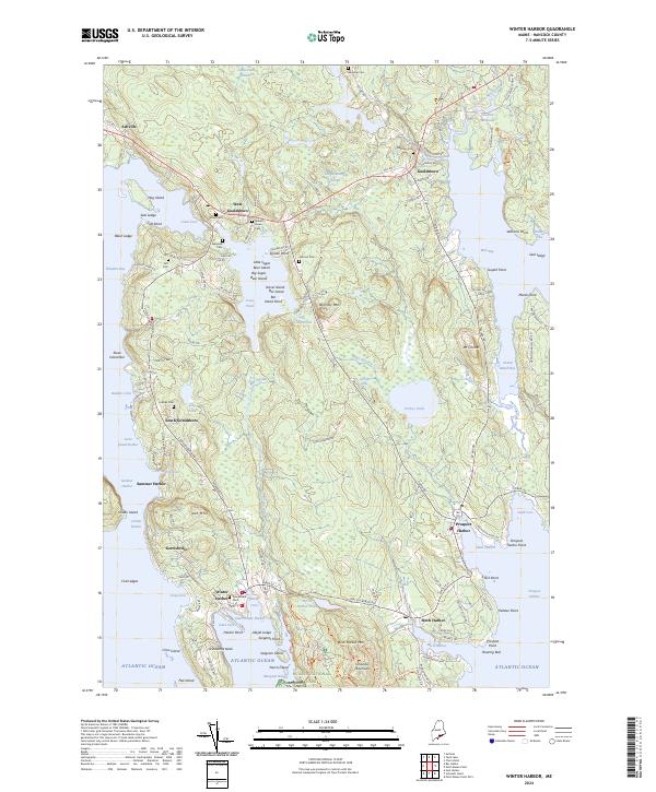 Winter Harbor, ME — USGS 7.5-minute topo (2024)