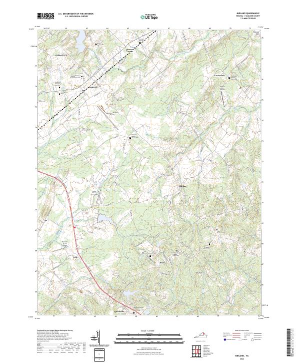 Midland, VA — USGS 7.5-minute topo (2022)