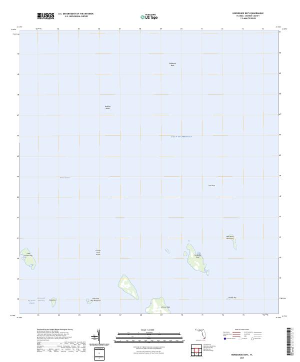 Horseshoe Keys, FL — USGS 7.5-minute topo (2025)