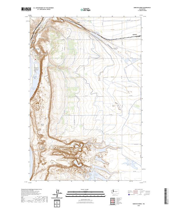 Babcock Ridge, WA — USGS 7.5-minute topo (2023)