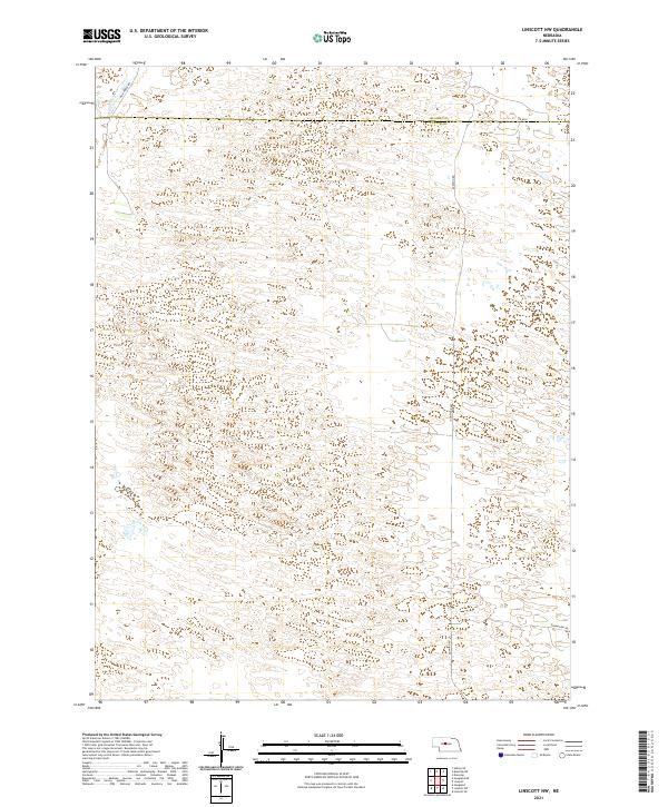 Linscott NW, NE — USGS 7.5-minute topo (2021)