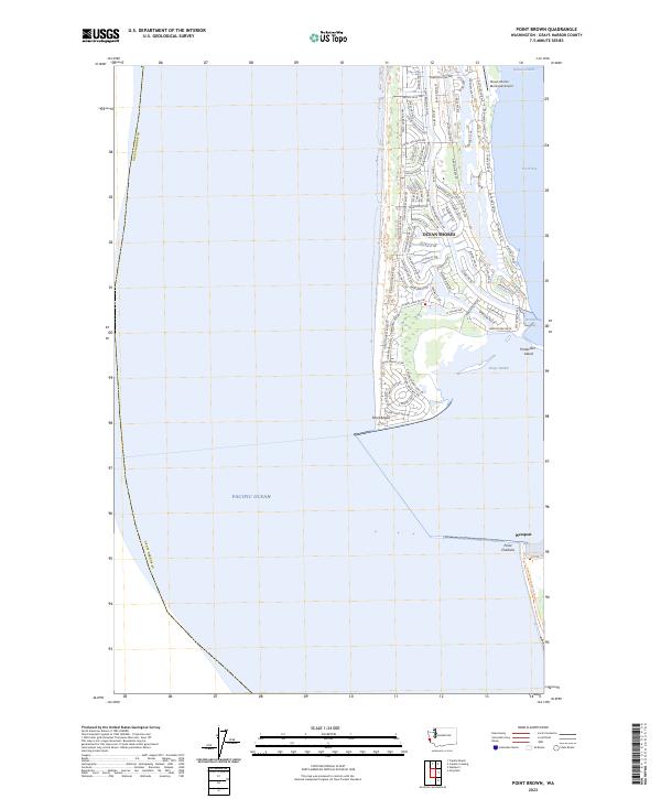 Point Brown, WA — USGS 7.5-minute topo (2023)