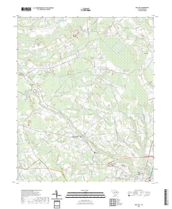 Mill Bay, SC — USGS 7.5-minute topo (2024)