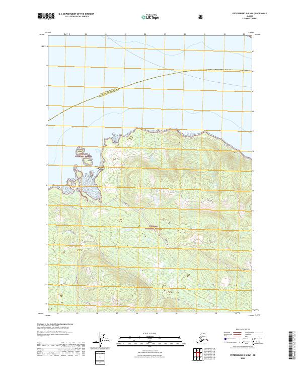 Petersburg B-3 NW, AK — USGS 7.5-minute topo (2021)