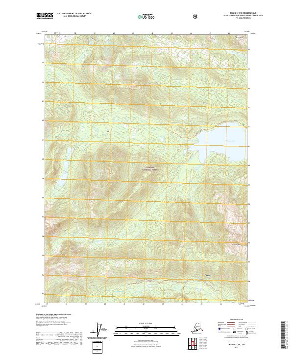 Craig C-3 SE, AK — USGS 7.5-minute topo (2021)