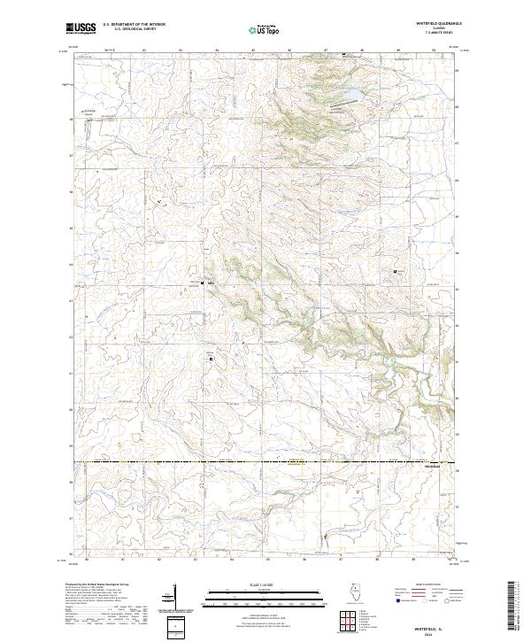Whitefield, IL — USGS 7.5-minute topo (2024)