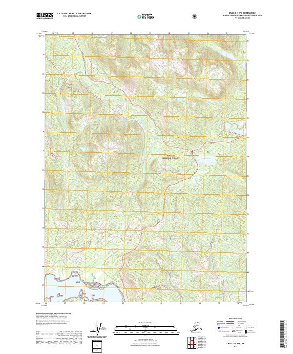 Craig C-3 NW, AK — USGS 7.5-minute topo (2021)