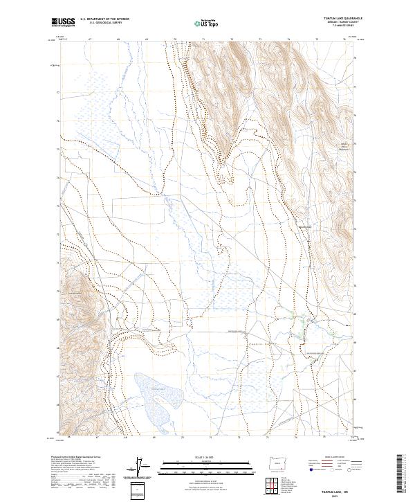 Tumtum Lake, OR — USGS 7.5-minute topo (2023)