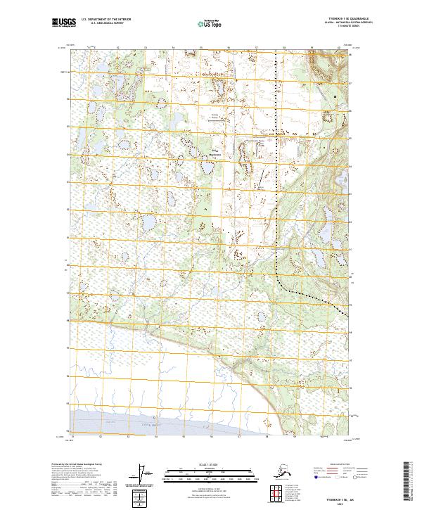 Tyonek B-1 SE, AK — USGS 7.5-minute topo (2023)