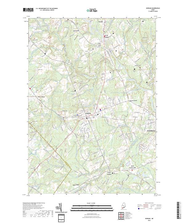 Gorham, ME — USGS 7.5-minute topo (2024)