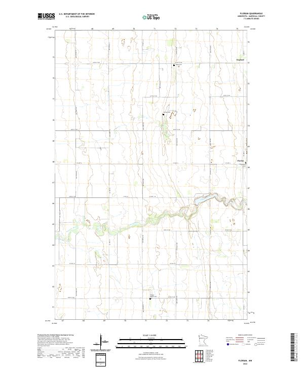 Florian, MN — USGS 7.5-minute topo (2022)