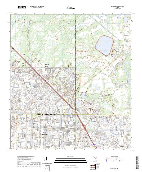 Murdock SE, FL — USGS 7.5-minute topo (2024)