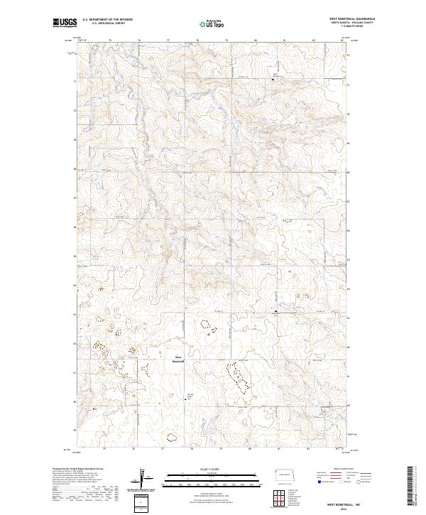 West Bonetraill, ND — USGS 7.5-minute topo (2024)
