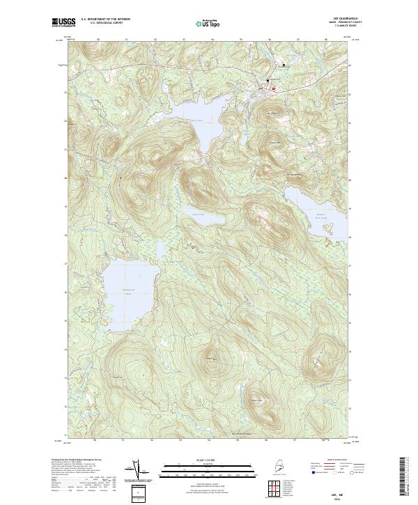 Lee, ME — USGS 7.5-minute topo (2024)