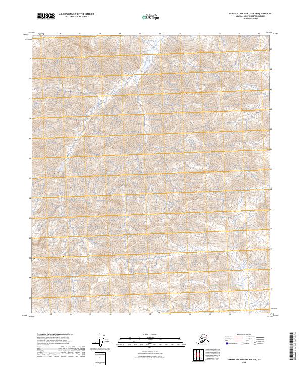 Demarcation Point A-4 SW, AK — USGS 7.5-minute topo (2024)